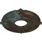 Ekena Millwork Attica Ceiling Medallion (Fits Canopies up to 3 1/2"), 12 3/4"OD x 4"ID x 1/2"P, Bronze Blue Patina CM12ATBBS - alternate 5